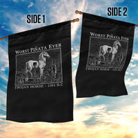 Worst Pinata Ever Trojan Horse Garden Flag Funny Greek Mythology History