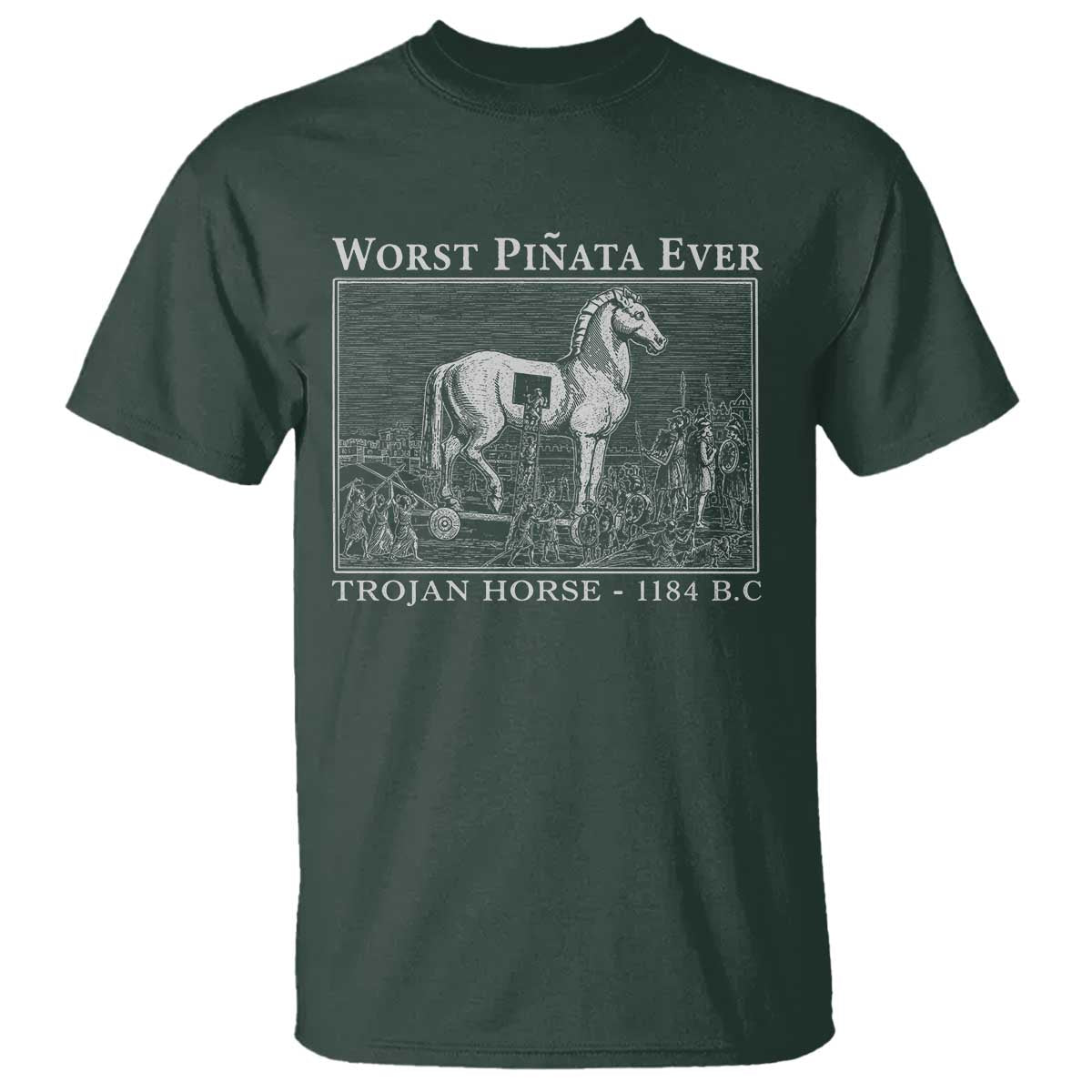 Worst Pinata Ever Trojan Horse T Shirt Funny Greek Mythology History