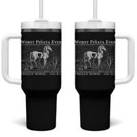 Worst Pinata Ever Trojan Horse Tumbler With Handle Funny Greek Mythology History