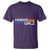 Harris Walz T Shirt LGBT Rainbow Flag Retro Faded Stripes - Wonder Print Shop
