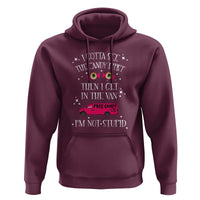 Funny Sarcastic Halloween Hoodie I Gotta See The Candy First Then I Get In The Van I'm Not Stupid