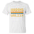 Harris Walz'24 T Shirt Retro Rainbow Stripes LGBT Flag US Presidential Election 2024 - Wonder Print Shop