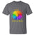 Harris Walz 2024 T Shirt Peace Love Equality Diversity Hope Rainbow Flower - Wonder Print Shop