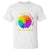 Harris Walz 2024 T Shirt Peace Love Equality Diversity Hope Rainbow Flower - Wonder Print Shop