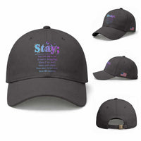 Suicide Prevention Awareness Baseball Cap Stay You Can Talk To Me Your Story Is Not Over Your Life Matters Semicolon