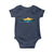 Trout Fly Fishing Outdoor Forest Mountain Nature Wildlife Fisherman Baby Onesie - Wonder Print Shop