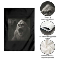Funny Bigfoot Sasquatch Halloween The Grim Reaper Garden Flag - Wonder Print Shop