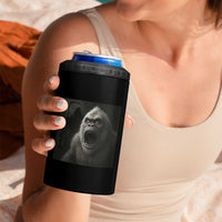Funny Bigfoot Sasquatch Halloween The Grim Reaper 4 in 1 Can Cooler Tumbler - Wonder Print Shop