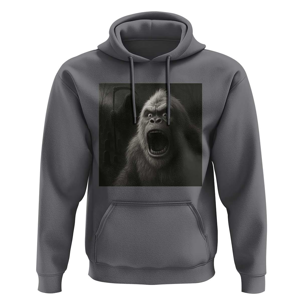 Funny Bigfoot Sasquatch Halloween The Grim Reaper Hoodie - Wonder Print Shop