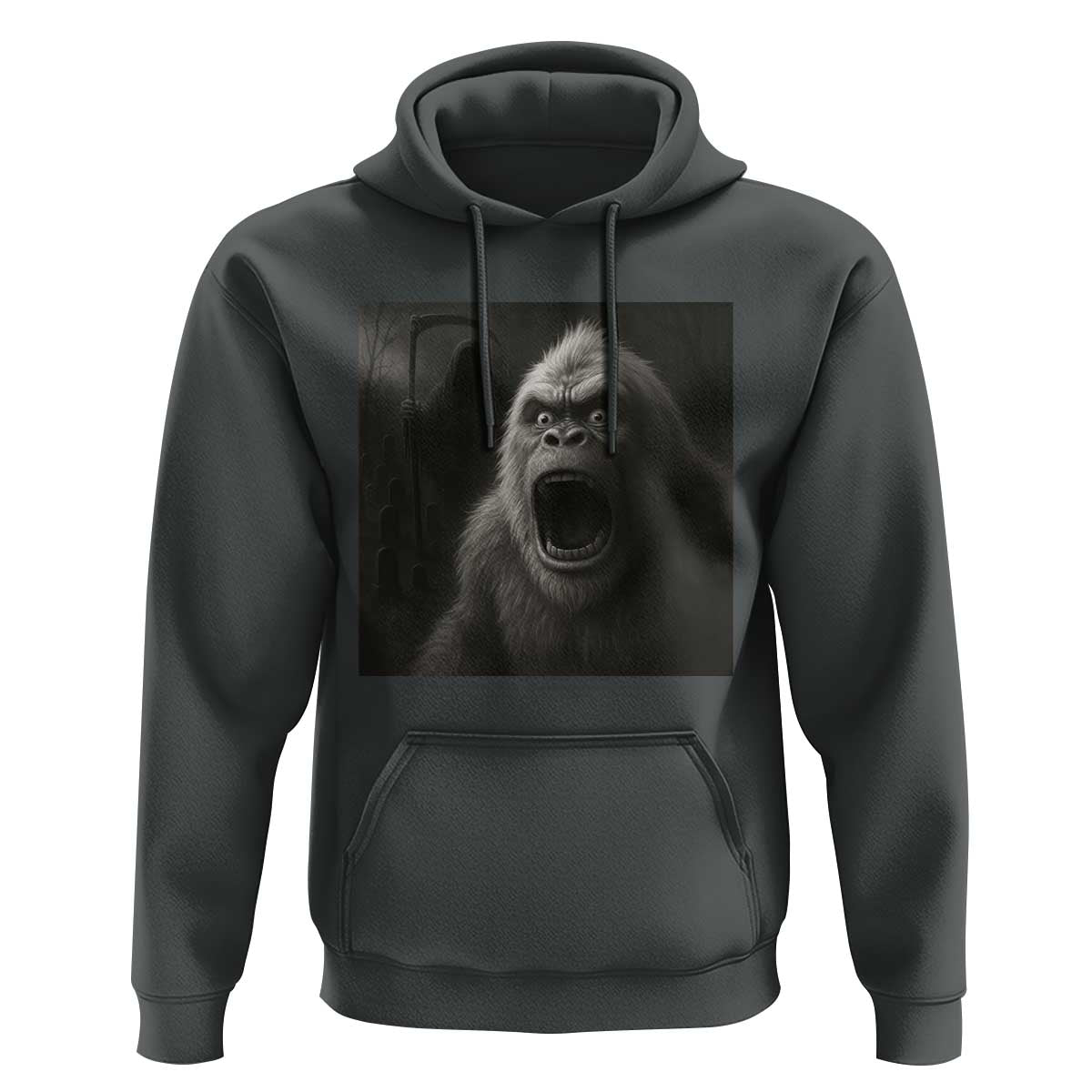 Funny Bigfoot Sasquatch Halloween The Grim Reaper Hoodie - Wonder Print Shop