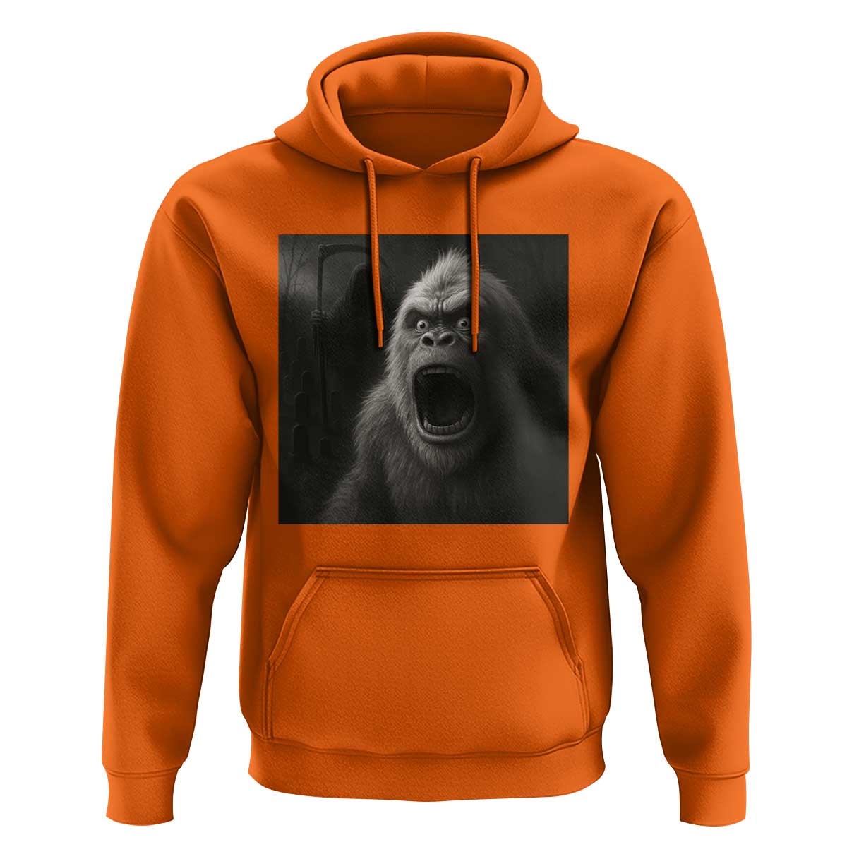 Funny Bigfoot Sasquatch Halloween The Grim Reaper Hoodie - Wonder Print Shop