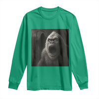Funny Bigfoot Sasquatch Halloween The Grim Reaper Long Sleeve Shirt - Wonder Print Shop