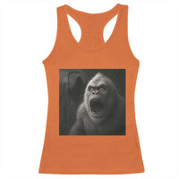 Funny Bigfoot Sasquatch Halloween The Grim Reaper Racerback Tank Top - Wonder Print Shop