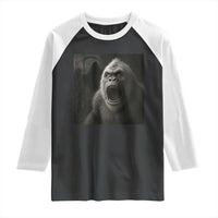 Funny Bigfoot Sasquatch Halloween The Grim Reaper Raglan Shirt - Wonder Print Shop