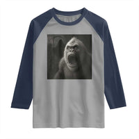 Funny Bigfoot Sasquatch Halloween The Grim Reaper Raglan Shirt - Wonder Print Shop