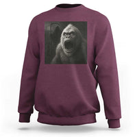 Funny Bigfoot Sasquatch Halloween The Grim Reaper Sweatshirt - Wonder Print Shop