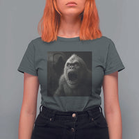 Funny Bigfoot Sasquatch Halloween The Grim Reaper T Shirt For Women - Wonder Print Shop