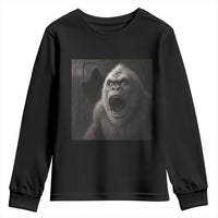 Funny Bigfoot Sasquatch Halloween The Grim Reaper Youth Sweatshirt - Wonder Print Shop