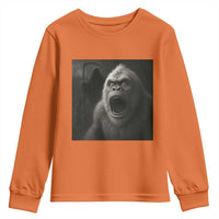 Funny Bigfoot Sasquatch Halloween The Grim Reaper Youth Sweatshirt - Wonder Print Shop