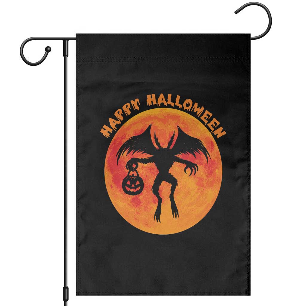 Funny Halloween Mothman Cryptid Creatures Garden Flag - Wonder Print Shop