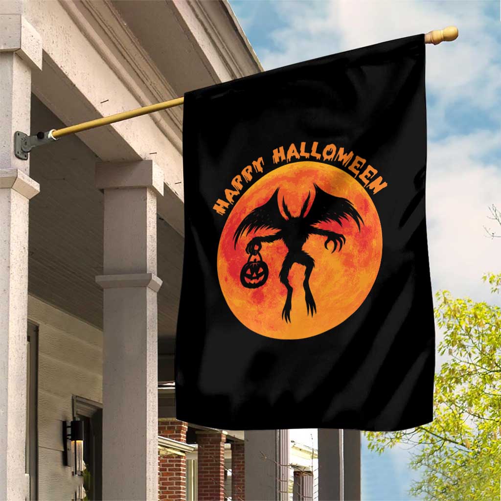 Funny Halloween Mothman Cryptid Creatures Garden Flag - Wonder Print Shop