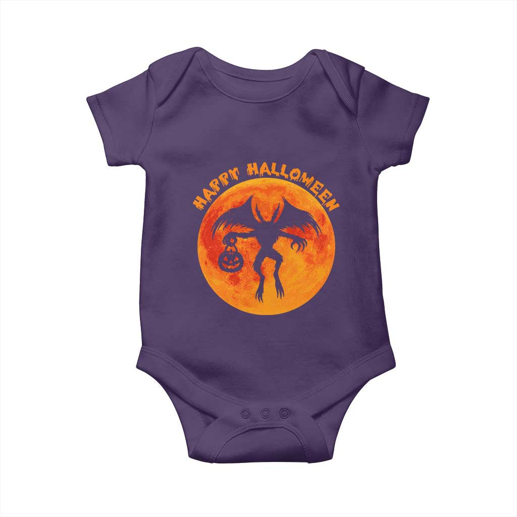 Funny Halloween Mothman Cryptid Creatures Baby Onesie - Wonder Print Shop