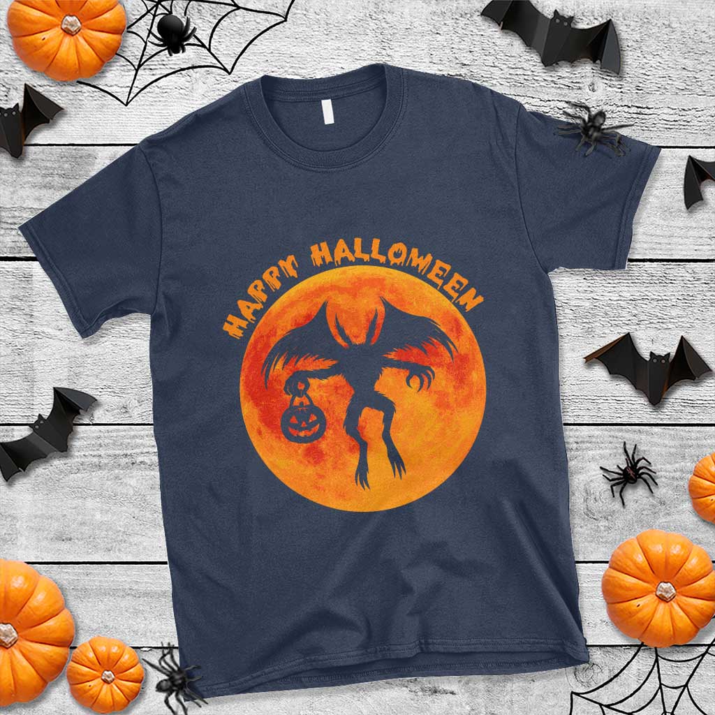 Funny Halloween Mothman Cryptid Creatures T Shirt - Wonder Print Shop