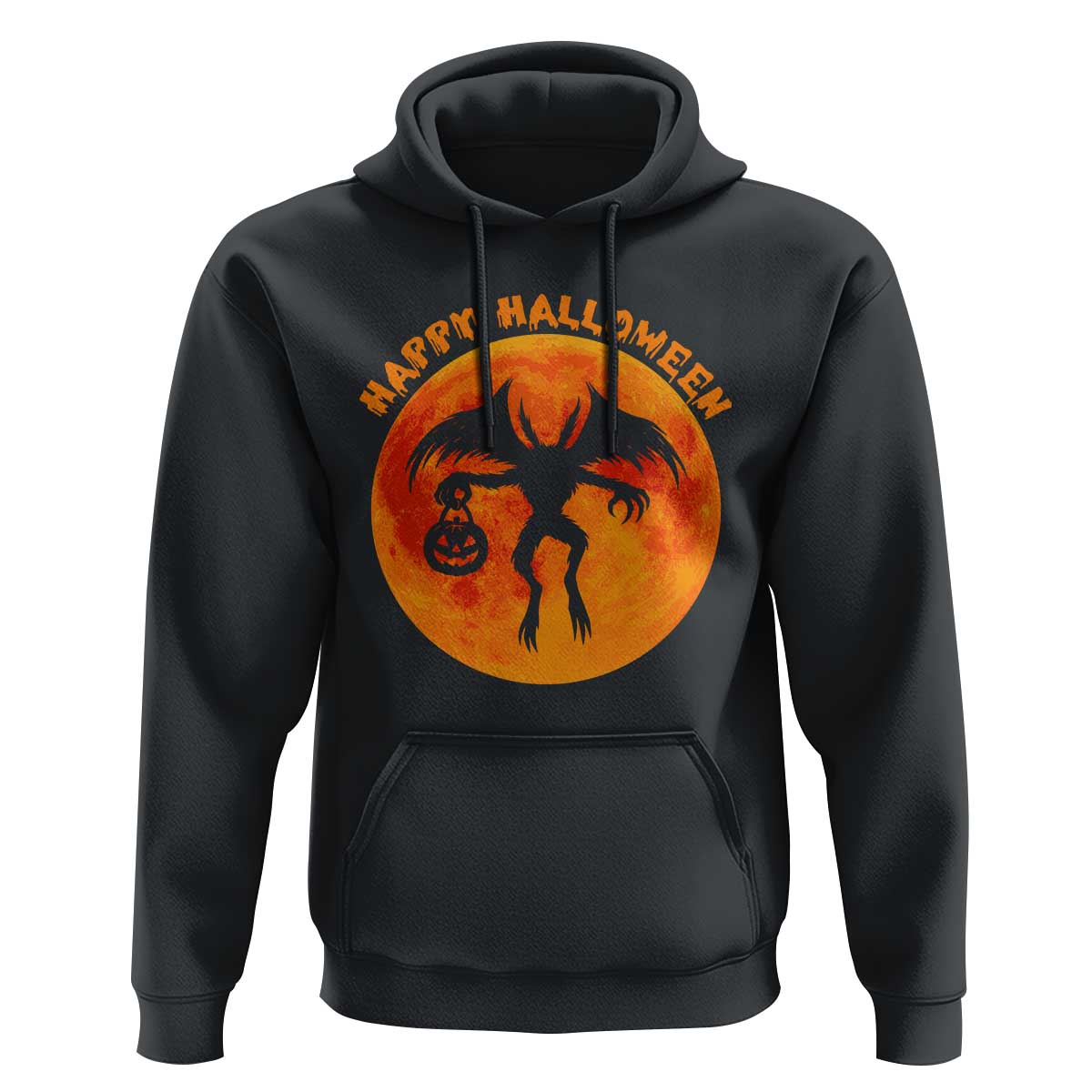 Funny Halloween Mothman Cryptid Creatures Hoodie - Wonder Print Shop