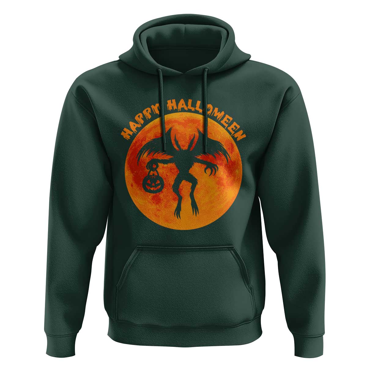Funny Halloween Mothman Cryptid Creatures Hoodie - Wonder Print Shop