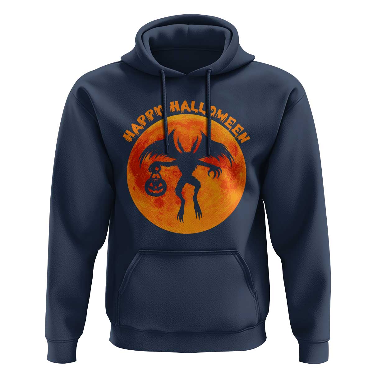 Funny Halloween Mothman Cryptid Creatures Hoodie - Wonder Print Shop