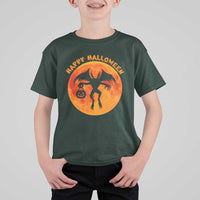 Funny Halloween Mothman Cryptid Creatures T Shirt For Kid - Wonder Print Shop