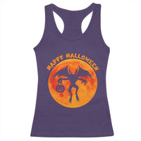 Funny Halloween Mothman Cryptid Creatures Racerback Tank Top - Wonder Print Shop