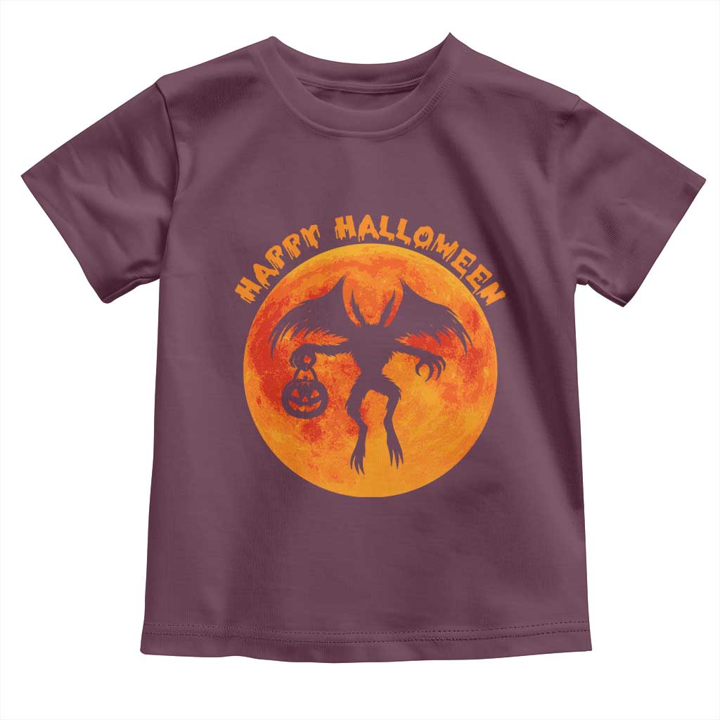 Funny Halloween Mothman Cryptid Creatures Toddler T Shirt - Wonder Print Shop