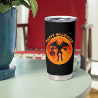 Funny Halloween Mothman Cryptid Creatures Tumbler Cup - Wonder Print Shop