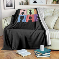 Funny Siren Head Throw Blanket Supernatural Cryptid Horror Monster - Wonder Print Shop