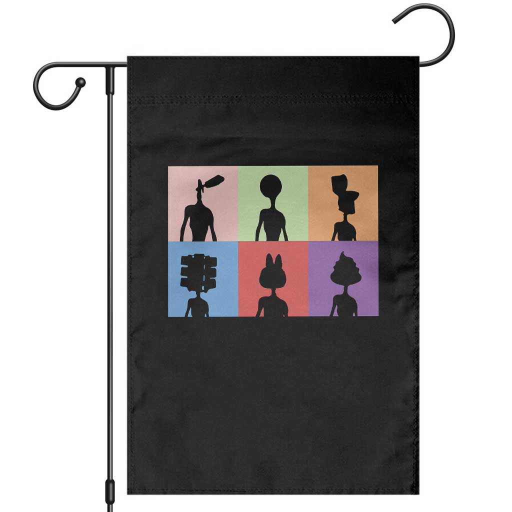 Funny Siren Head Garden Flag Supernatural Cryptid Horror Monster - Wonder Print Shop