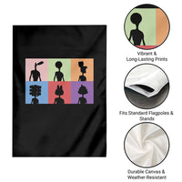 Funny Siren Head Garden Flag Supernatural Cryptid Horror Monster - Wonder Print Shop