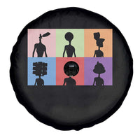 Funny Siren Head Spare Tire Cover Supernatural Cryptid Horror Monster - Wonder Print Shop