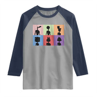 Funny Siren Head Raglan Shirt Supernatural Cryptid Horror Monster - Wonder Print Shop