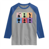 Funny Siren Head Raglan Shirt Supernatural Cryptid Horror Monster - Wonder Print Shop