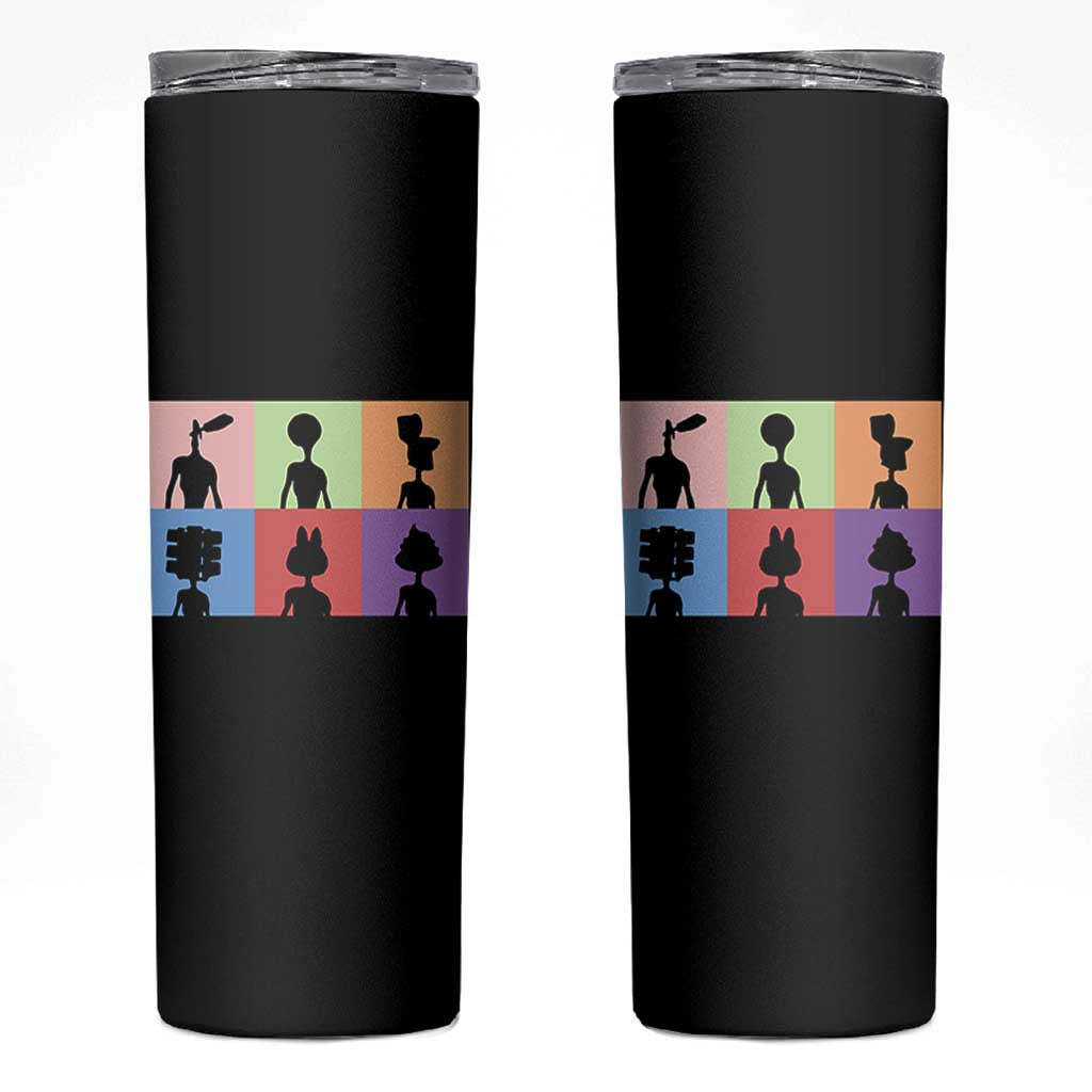 Funny Siren Head Skinny Tumbler Supernatural Cryptid Horror Monster - Wonder Print Shop