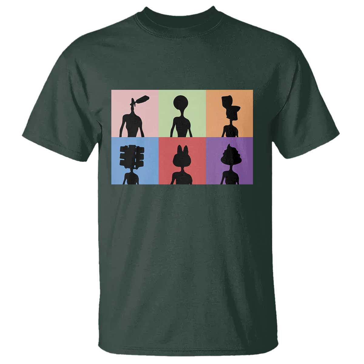 Funny Siren Head T Shirt Supernatural Cryptid Horror Monster - Wonder Print Shop