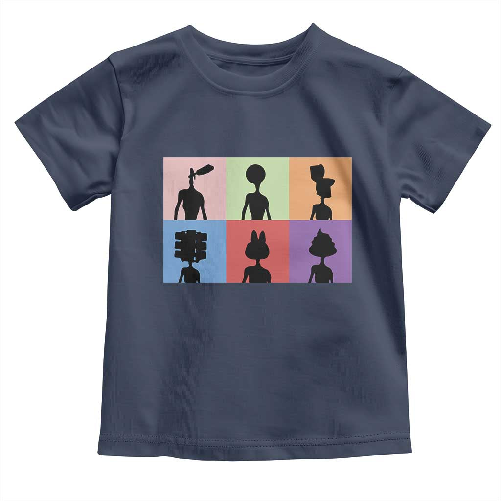 Funny Siren Head Toddler T Shirt Supernatural Cryptid Horror Monster - Wonder Print Shop