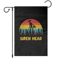 Siren Head Garden Flag Retro Supernatural Cryptid Horror Monster - Wonder Print Shop