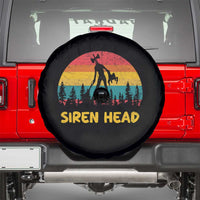 Siren Head Spare Tire Cover Retro Supernatural Cryptid Horror Monster - Wonder Print Shop