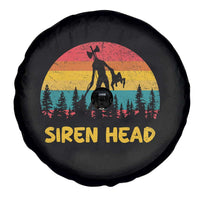 Siren Head Spare Tire Cover Retro Supernatural Cryptid Horror Monster - Wonder Print Shop