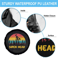 Siren Head Spare Tire Cover Retro Supernatural Cryptid Horror Monster - Wonder Print Shop