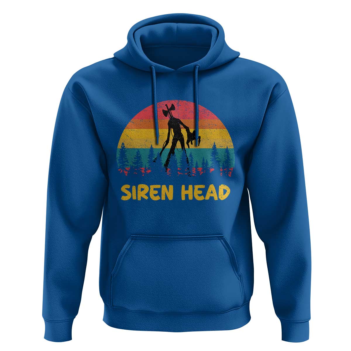 Siren Head Hoodie Retro Supernatural Cryptid Horror Monster - Wonder Print Shop