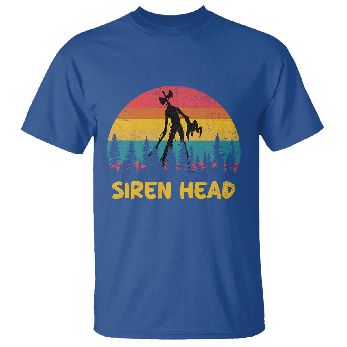 Siren Head T Shirt Retro Supernatural Cryptid Horror Monster - Wonder Print Shop