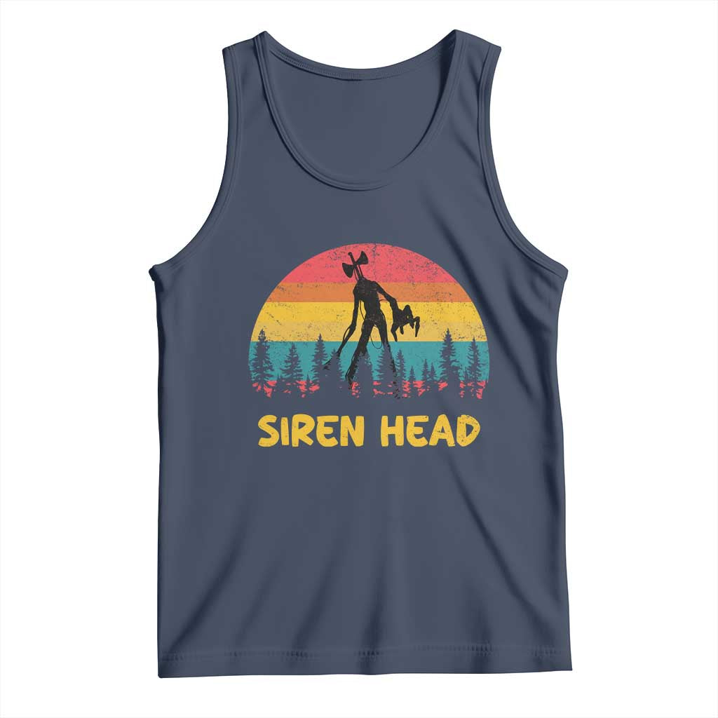 Siren Head Tank Top Retro Supernatural Cryptid Horror Monster - Wonder Print Shop